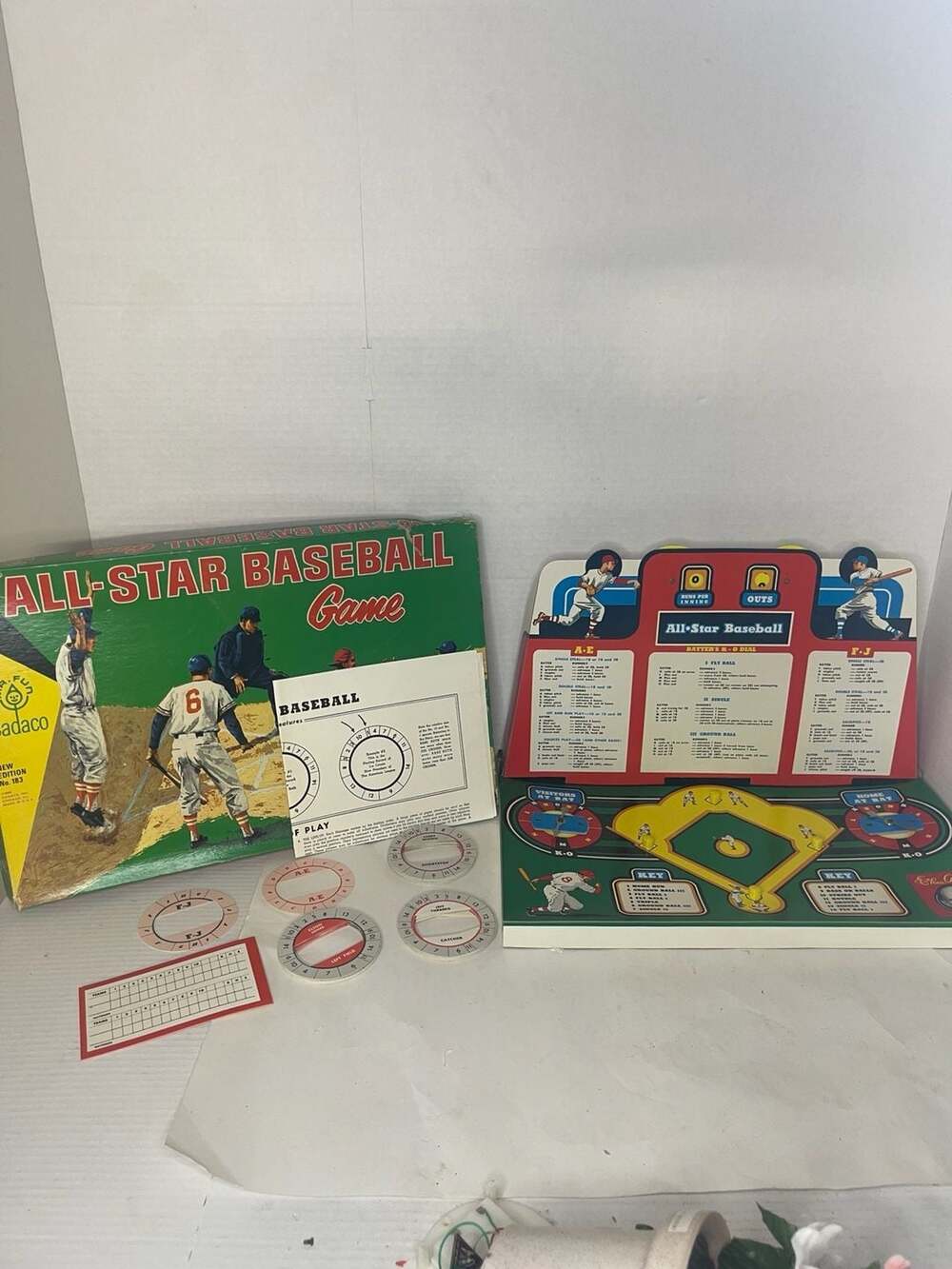 CIB 1966 Cadaco All-Star Baseball Game No. 183 Board Game Mint
